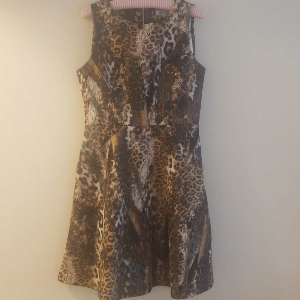 Gorgeous Animal Print Jennifer Lopez Dress 8